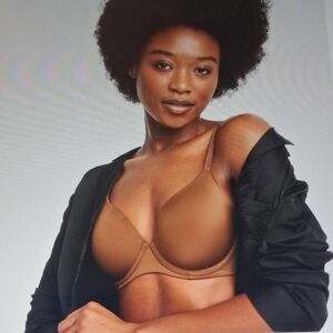 Auden Smooth T-Shirt Underwire Bra in Brown 34C New With Tags